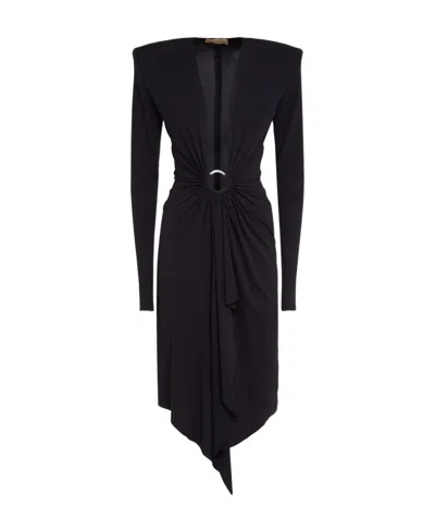Alexandre Vauthier Long Sleeved Dress In Black