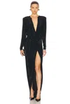 Alexandre Vauthier Macro Crystal Maxi Dress