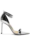 Alexandre Vauthier High Heel Sandal In Silver
