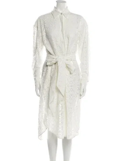Pre-owned Alexandre Vauthier Midi Length Dress In Neutral