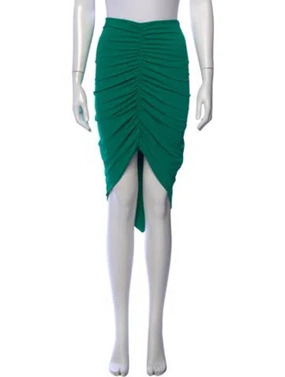 Pre-owned Alexandre Vauthier Midi Length Skirt In Green