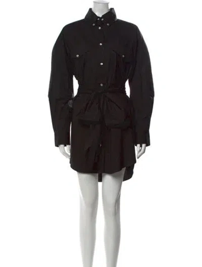 Pre-owned Alexandre Vauthier Mini Dress W/ Tags In Black