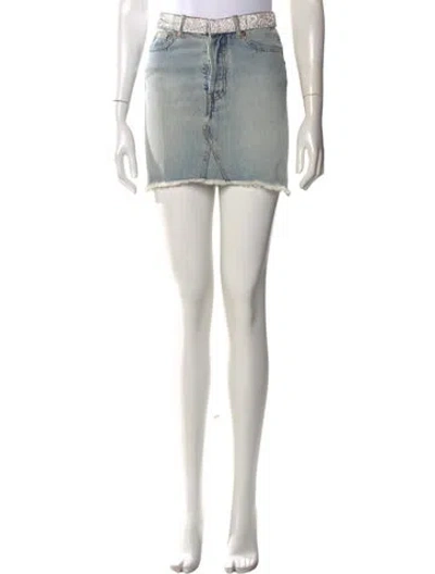 Pre-owned Alexandre Vauthier Mini Skirt In Black