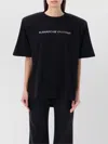 Alexandre Vauthier Logo Cotton Jersey T-shirt In Black