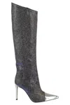 Alexandre Vauthier High Boots In Grey