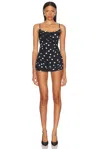 Alexandre Vauthier Polka Dot Mini Dress