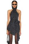 Alexandre Vauthier Polka Dot Sleeveless Blouse