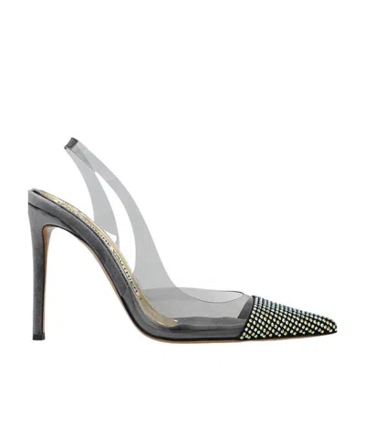 ALEXANDRE VAUTHIER ALEXANDRE VAUTHIER AMBER EMBELLISHED SLINGBACK PUMPS