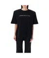Alexandre Vauthier Logo Cotton Jersey T-shirt In Black