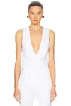 Alexandre Vauthier Satin Tailoring Vest
