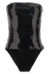 Alexandre Vauthier Sequin Embellished Strapless Stretch Bodysuit