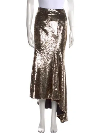 Pre-owned Alexandre Vauthier Sequin Midi Length Skirt W/ Tags