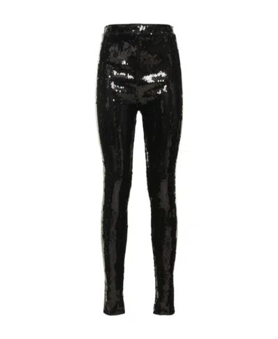 Alexandre Vauthier Sequined Leggings In Black