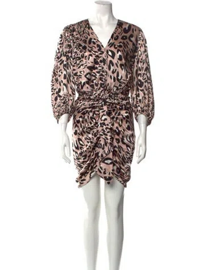 Pre-owned Alexandre Vauthier Silk Mini Dress W/ Tags In Pink