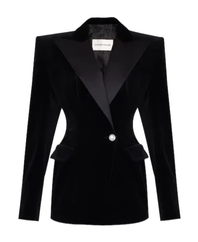 Alexandre Vauthier Single-breasted Blazer In Black
