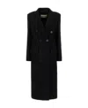 Alexandre Vauthier Tailored Double-breasted Wool Blend Coat In Black