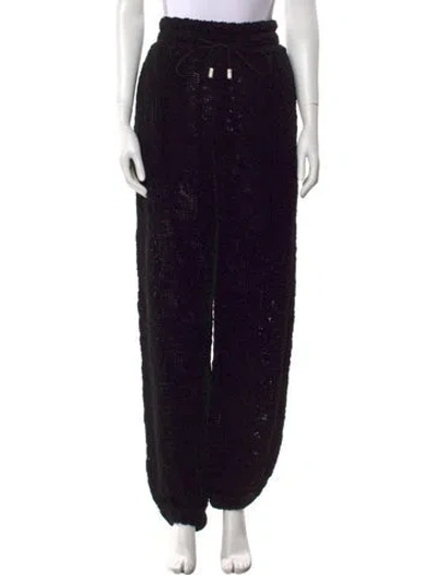 Pre-owned Alexandre Vauthier Skinny Leg Pants In Black