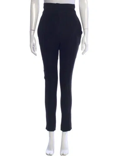 Pre-owned Alexandre Vauthier Skinny Leg Pants In Blue