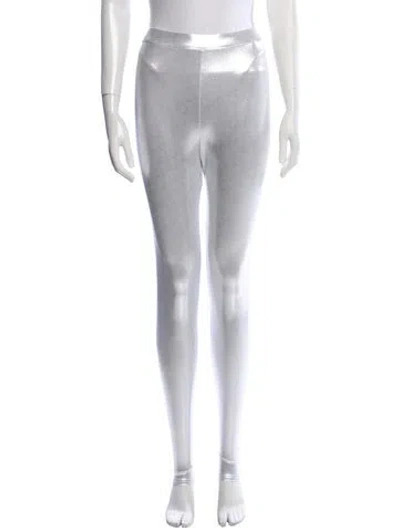 Pre-owned Alexandre Vauthier Skinny Leg Pants In Gray