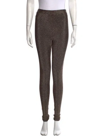 Pre-owned Alexandre Vauthier Skinny Leg Pants W/ Tags In Brown