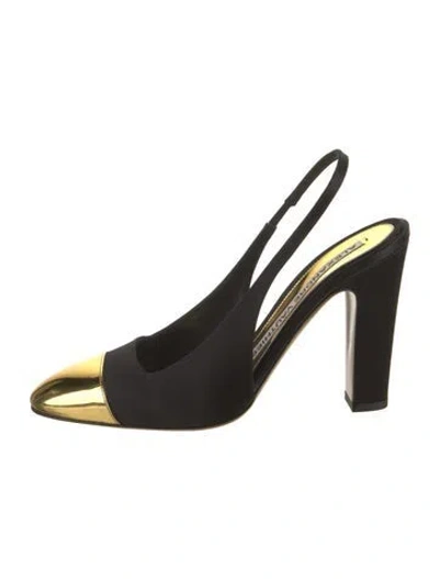 Pre-owned Alexandre Vauthier Slingback Pumps W/ Tags In Black