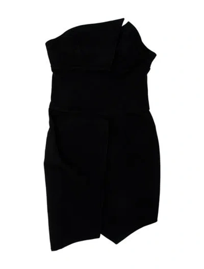 Pre-owned Alexandre Vauthier Square Neckline Sleeveless Crop Top In Blue