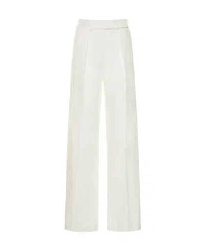 Alexandre Vauthier Straight High-waist Casual Pants In White