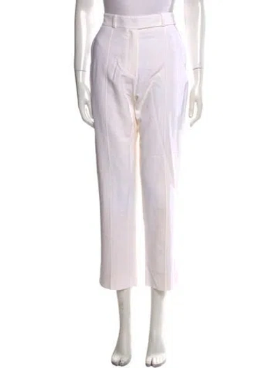 Pre-owned Alexandre Vauthier Straight Leg Pants In Neutral