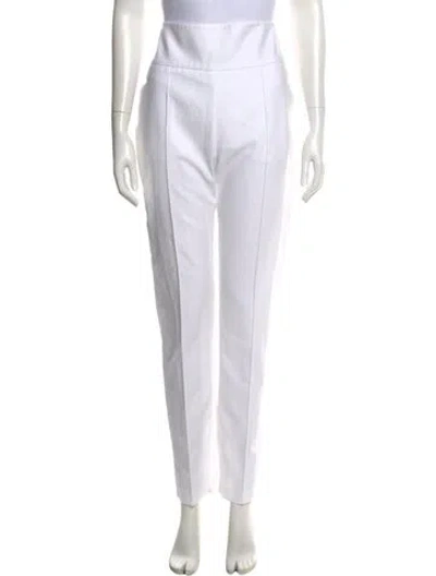 Pre-owned Alexandre Vauthier Straight Leg Pants In Neutral