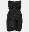 Alexandre Vauthier Minikleid Aus Jersey In Black