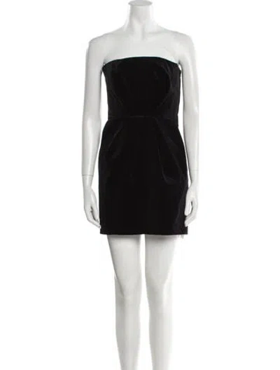 Pre-owned Alexandre Vauthier Strapless Mini Dress In Multi