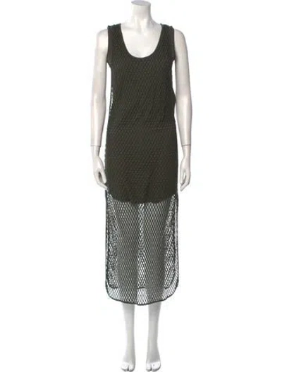 Pre-owned Alexandre Vauthier Striped Long Dress In Multi