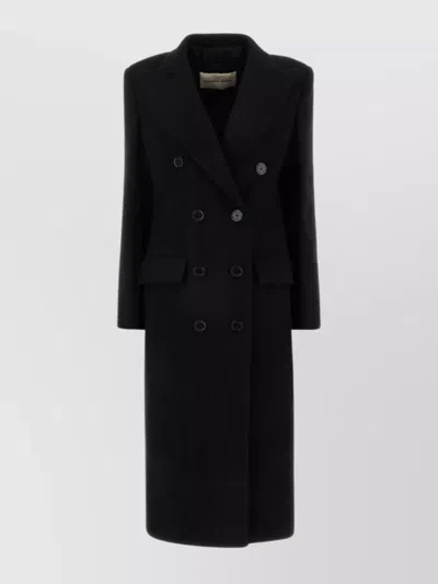 ALEXANDRE VAUTHIER TAILORED DOUBLE-BREASTED WOOL BLEND COAT