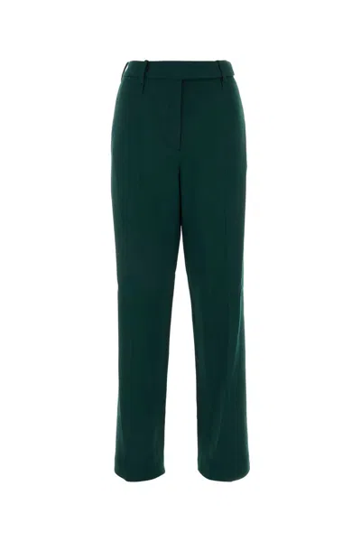 Alexandre Vauthier Tailored Wool Pant In Green