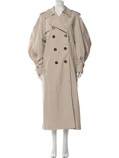 Pre-owned Alexandre Vauthier Trench Coat In Neutrals