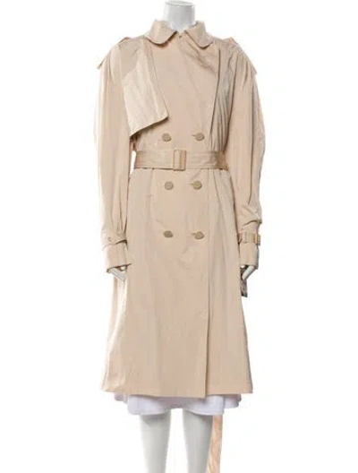 Pre-owned Alexandre Vauthier Trench Coat W/ Tags In Neutral