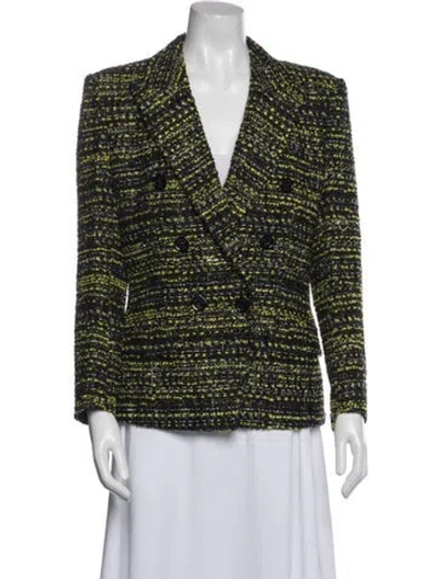 Pre-owned Alexandre Vauthier Tweed Pattern Blazer In Multi