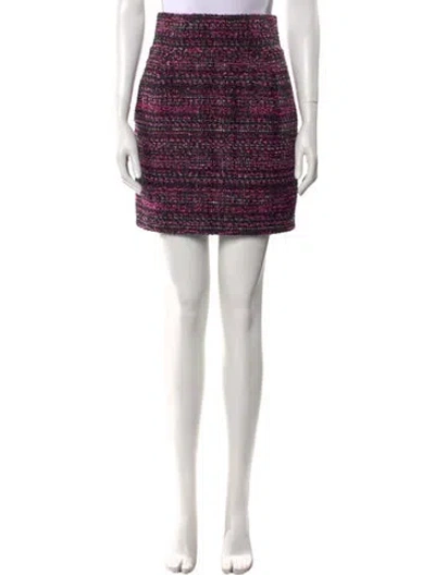 Pre-owned Alexandre Vauthier Tweed Pattern Mini Skirt W/ Tags