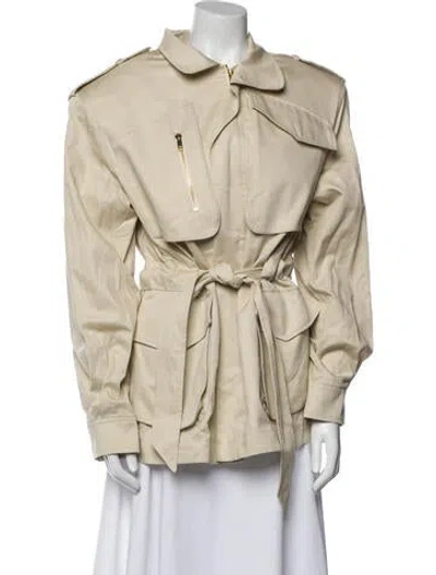 Pre-owned Alexandre Vauthier Utility Jacket In Neutral