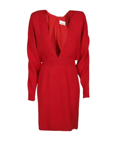 ALEXANDRE VAUTHIER V-NECK DRESS