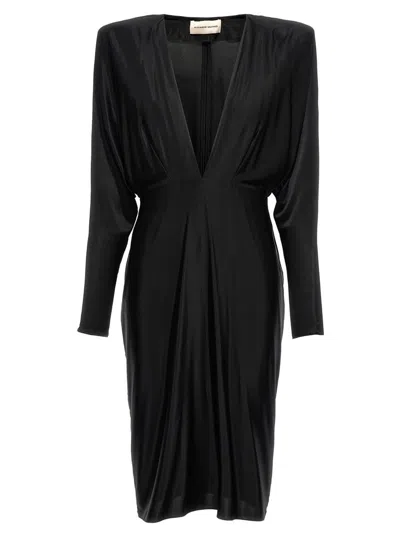 ALEXANDRE VAUTHIER ALEXANDRE VAUTHIER V-NECK JERSEY DRESS