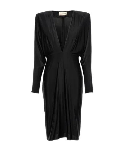 ALEXANDRE VAUTHIER ALEXANDRE VAUTHIER V-NECK JERSEY DRESS