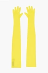 Alexandre Vauthier Viscose Color Block Opera Gloves