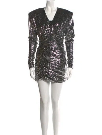 Pre-owned Alexandre Vauthier V-neck Mini Dress