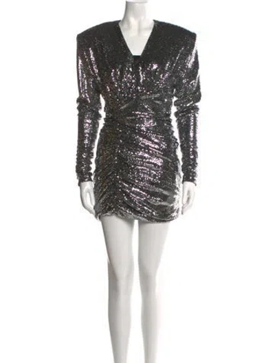 Pre-owned Alexandre Vauthier V-neck Mini Dress