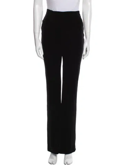Pre-owned Alexandre Vauthier Wide Leg Pants In Black