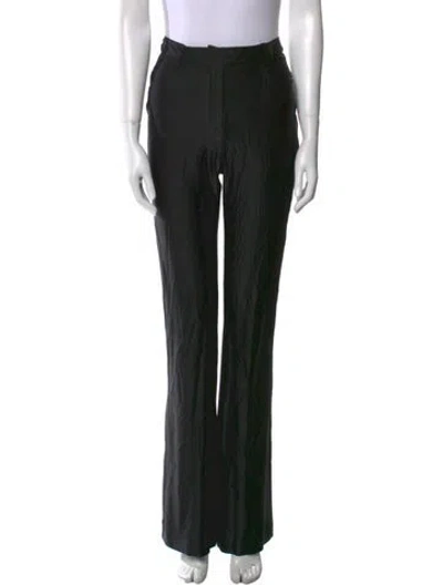 Pre-owned Alexandre Vauthier Wide Leg Pants W/ Tags In Black