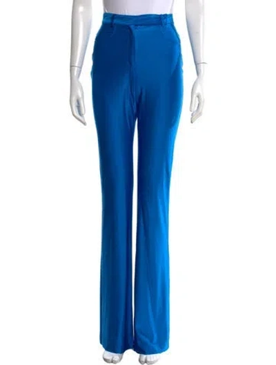 Pre-owned Alexandre Vauthier Wide Leg Pants W/ Tags In Blue