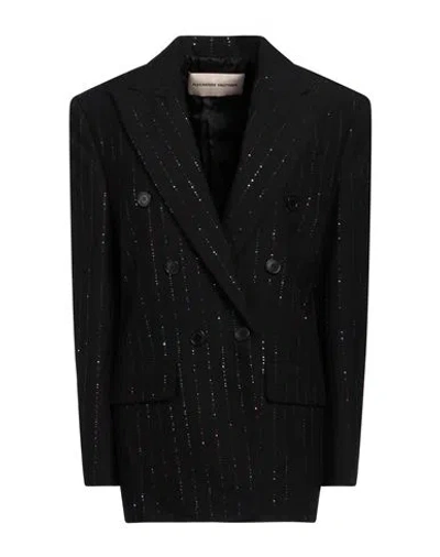 Alexandre Vauthier Woman Blazer Black Size 2 Wool, Polyamide, Elastane