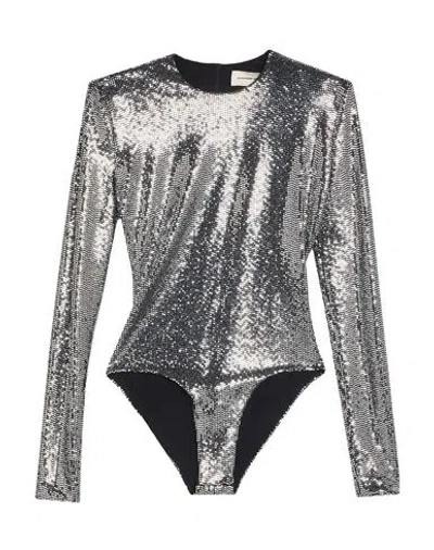 Alexandre Vauthier Woman Bodysuit Black Size 6 Polyamide, Polyester, Elastane